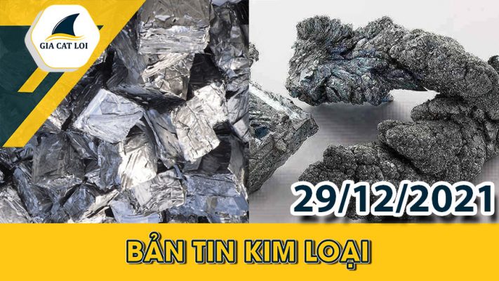 Bản tin kim loại ngày 29/12/2021